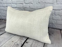 16 x 24 Hemp Pillow Turkish Cushion Natural White Pillow Cushion Cover #6107