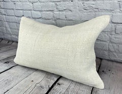 16 x 24 Hemp Pillow Turkish Cushion Natural White Pillow Cushion Cover #6109