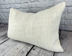 16 x 24 Hemp Pillow Turkish Cushion Natural White Pillow Cushion Cover #6110