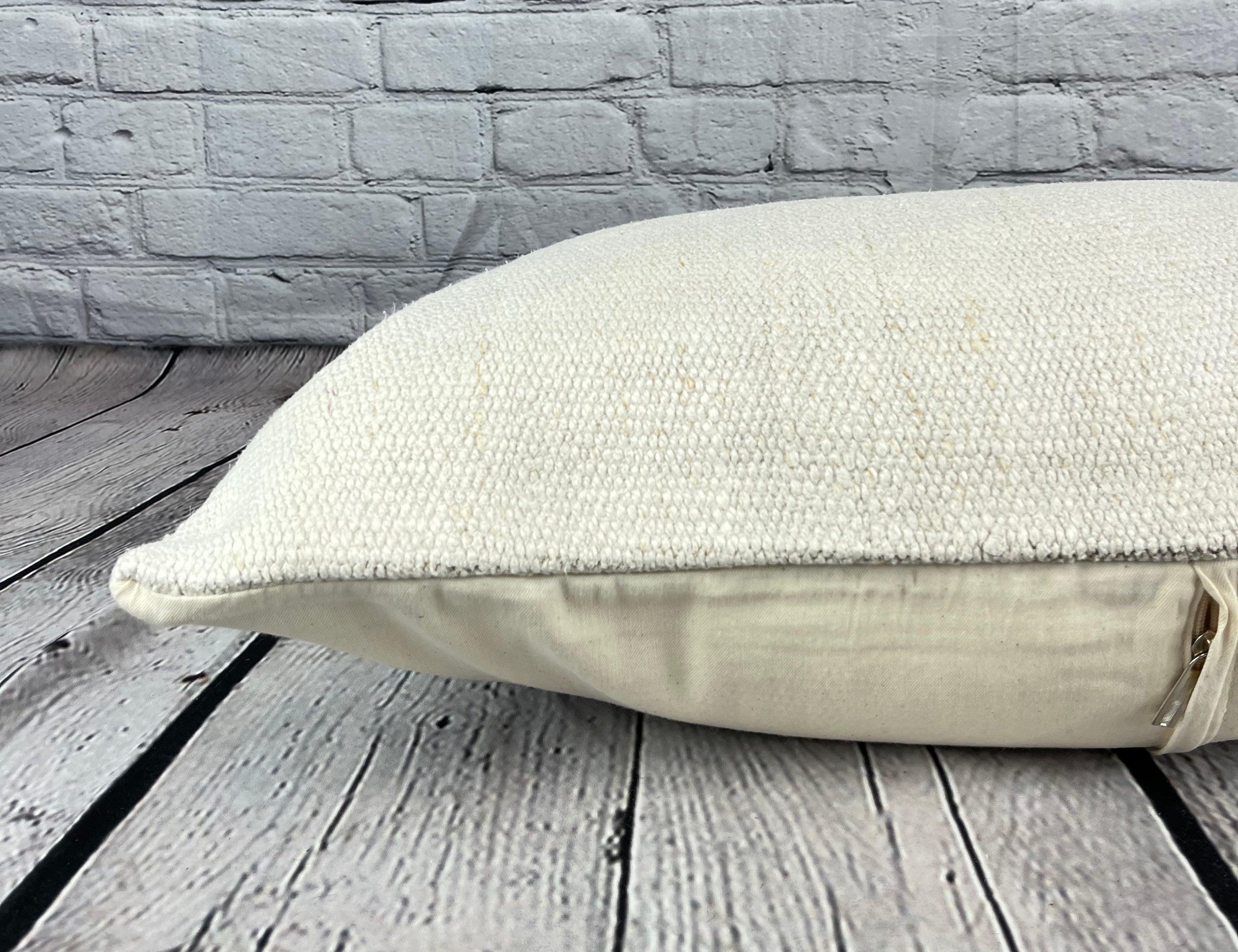 16 x 24 Cuscino in Canapa Cuscino Turco Nature Bianco Cuscino Copricuscino #6110 In condizioni Nuovo in vendita a Houston, TX