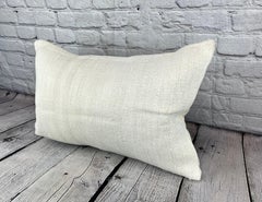 16 x 24 Hemp Pillow Turkish Cushion Natural White Pillow Cushion Cover #6122