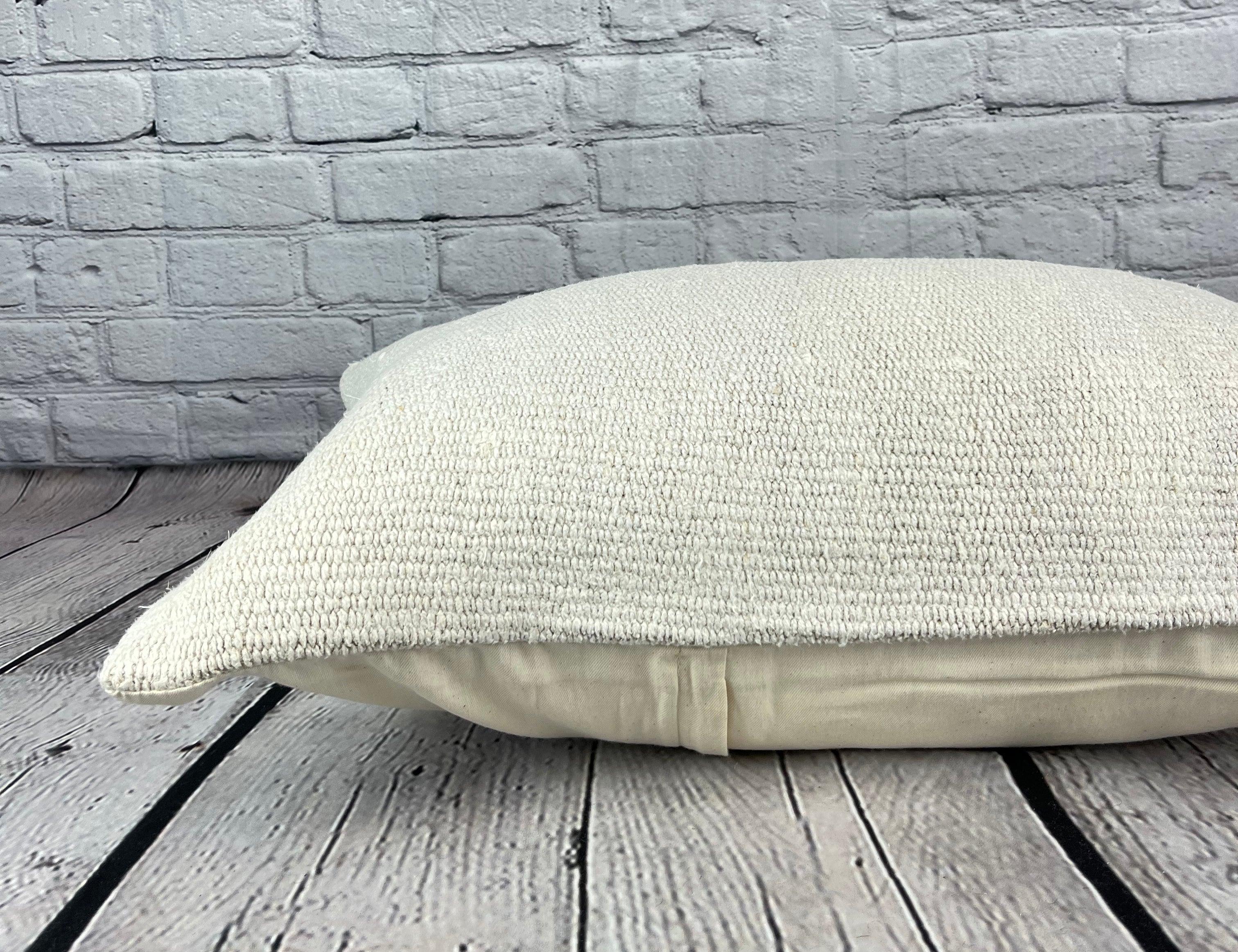 16 x 24 Cuscino in Canapa Cuscino Turco Nature Bianco Cuscino Copricuscino #6123 In condizioni Nuovo in vendita a Houston, TX