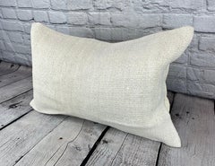 16 x 24 Hemp Pillow Turkish Cushion Natural White Pillow Cushion Cover #6135