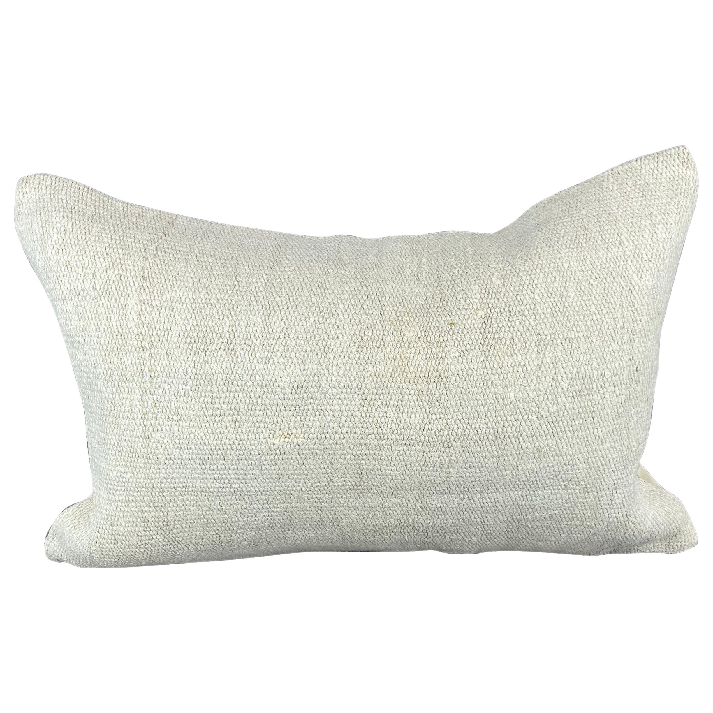 Coussin d'oreiller turc coussin blanc naturel 16 x 24 n° 6136