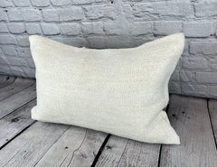16 x 24 Hemp Pillow Turkish Cushion Natural White Pillow Cushion Cover #6147