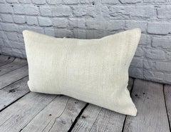 16 x 24 Hemp Pillow Turkish Cushion Natural White Pillow Cushion Cover #6149