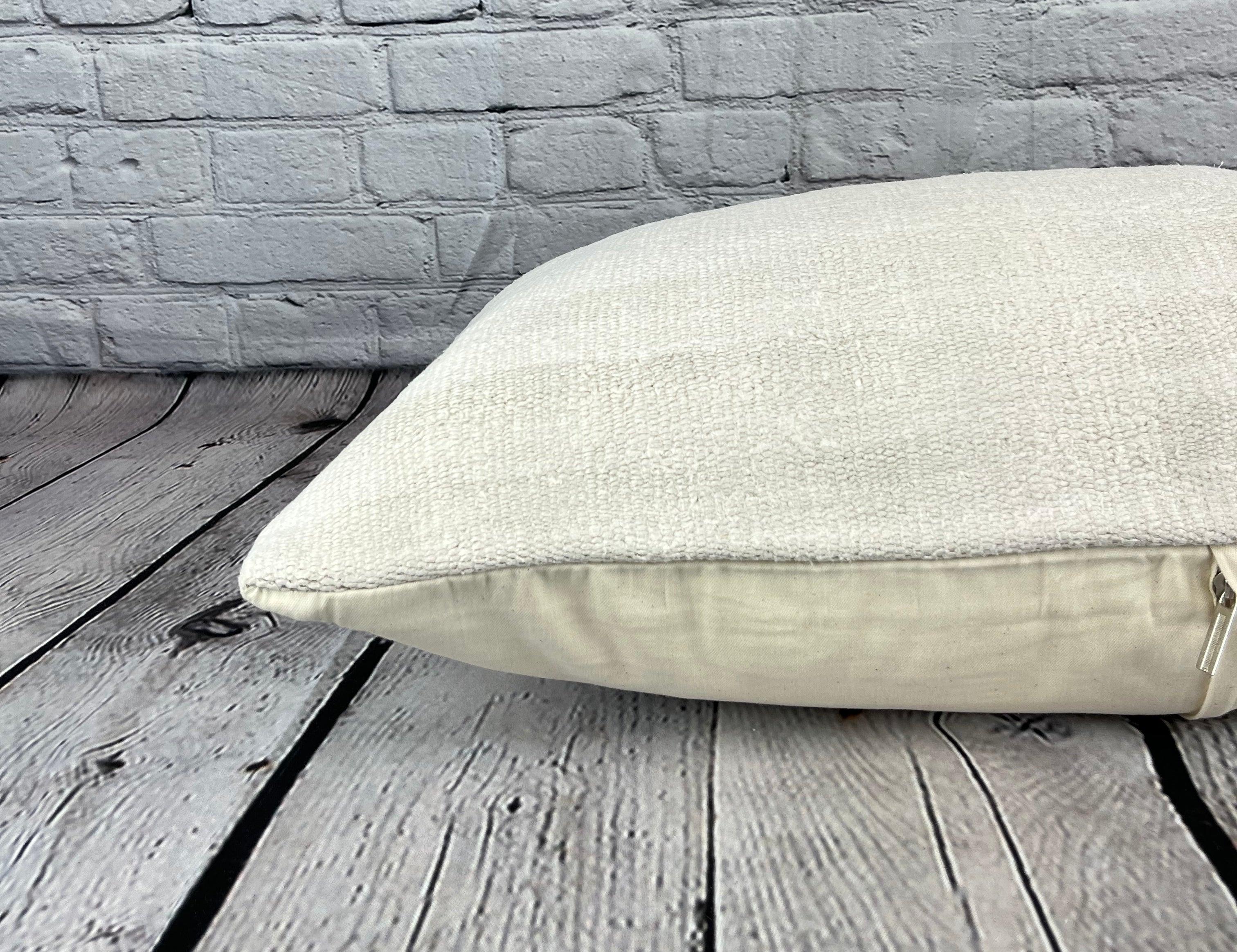 16 x 24 Cuscino in Canapa Cuscino Turco Nature Bianco Cuscino Copricuscino #6150 In condizioni Nuovo in vendita a Houston, TX
