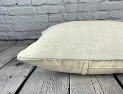 16 x 24 Hemp Pillow Turkish Cushion Natural White Pillow Cushion Cover #6152
