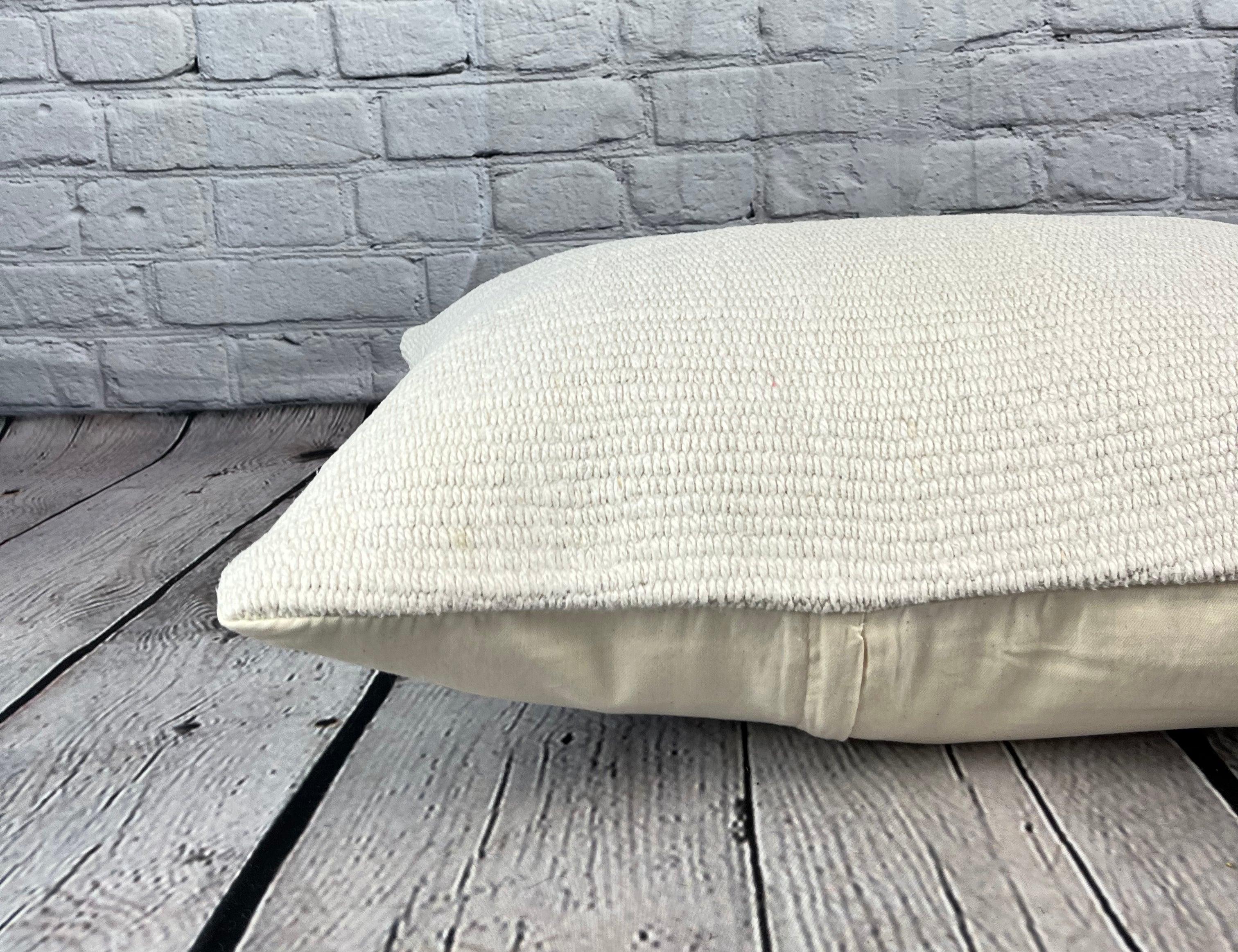 16 x 24 Zoll Kissen Türkisches Kissen, Kissen mit natürlichem weißem Kissen-Kissenbezug #6153 im Zustand „Neu“ im Angebot in Houston, TX