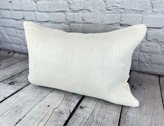 16 x 24 Hemp Pillow Turkish Cushion Natural White Pillow Cushion Cover #6154