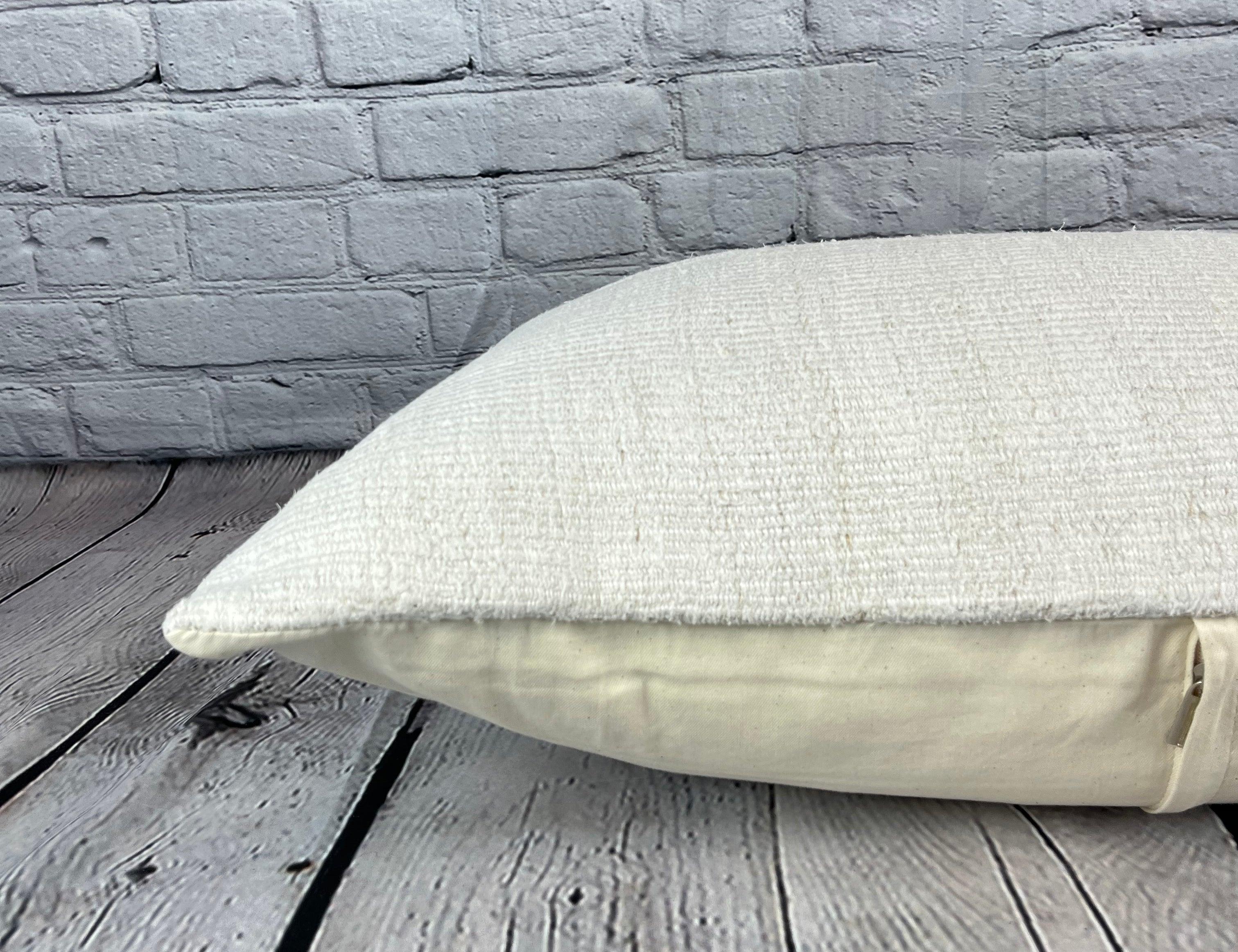 16 x 24 Hemp Kissen Türkisches Kissen mit natürlichem weißem Kissenbezug #6155 im Zustand „Neu“ im Angebot in Houston, TX