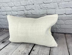 16 x 24 Hemp Pillow Turkish Cushion Natural White Pillow Cushion Cover #6156