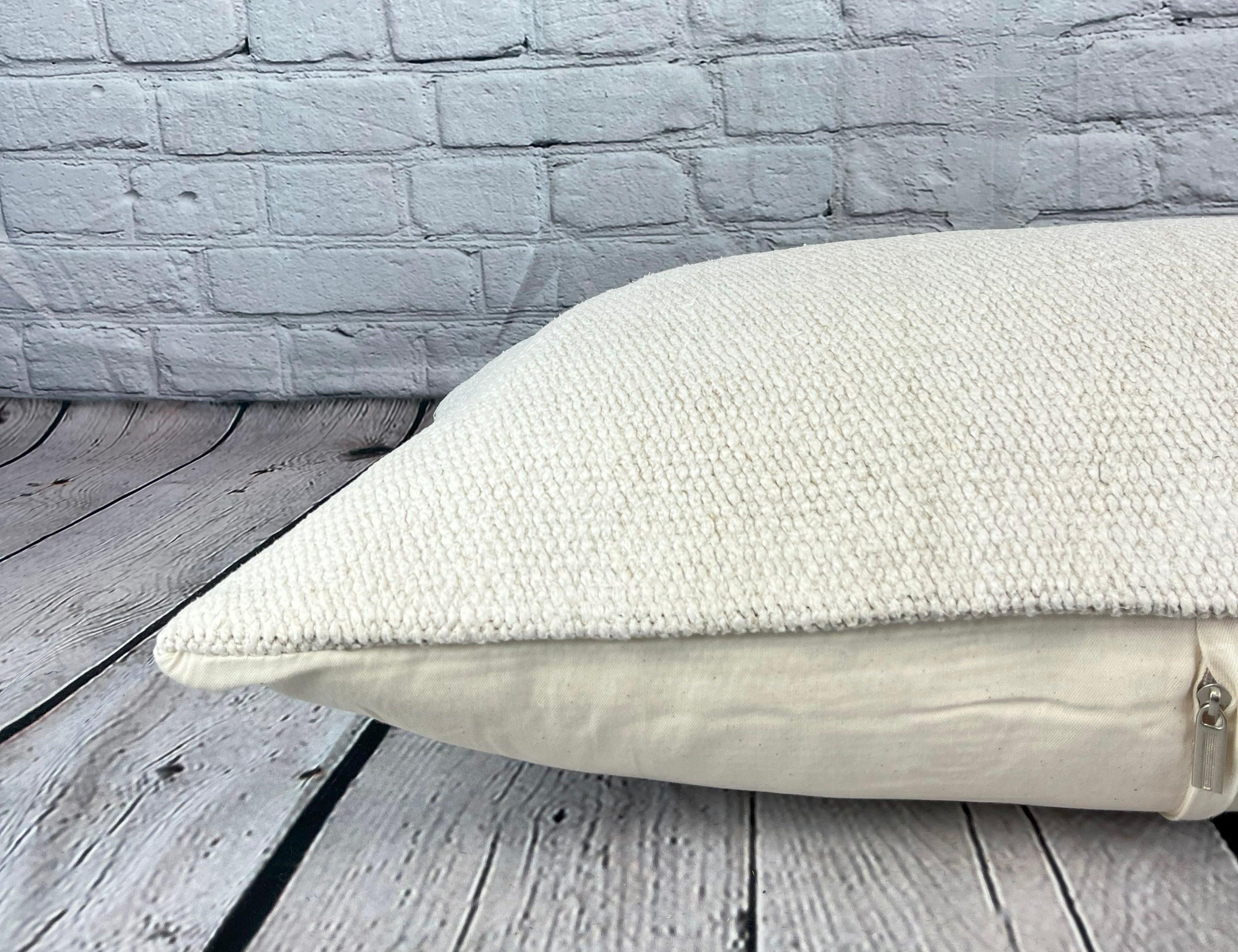 16 x 24 Cuscino in Canapa Cuscino Turco Nature Bianco Cuscino Copricuscino #6159 In condizioni Nuovo in vendita a Houston, TX