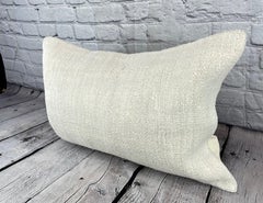 16 x 24 Hemp Pillow Turkish Cushion Natural White Pillow Cushion Cover #6181