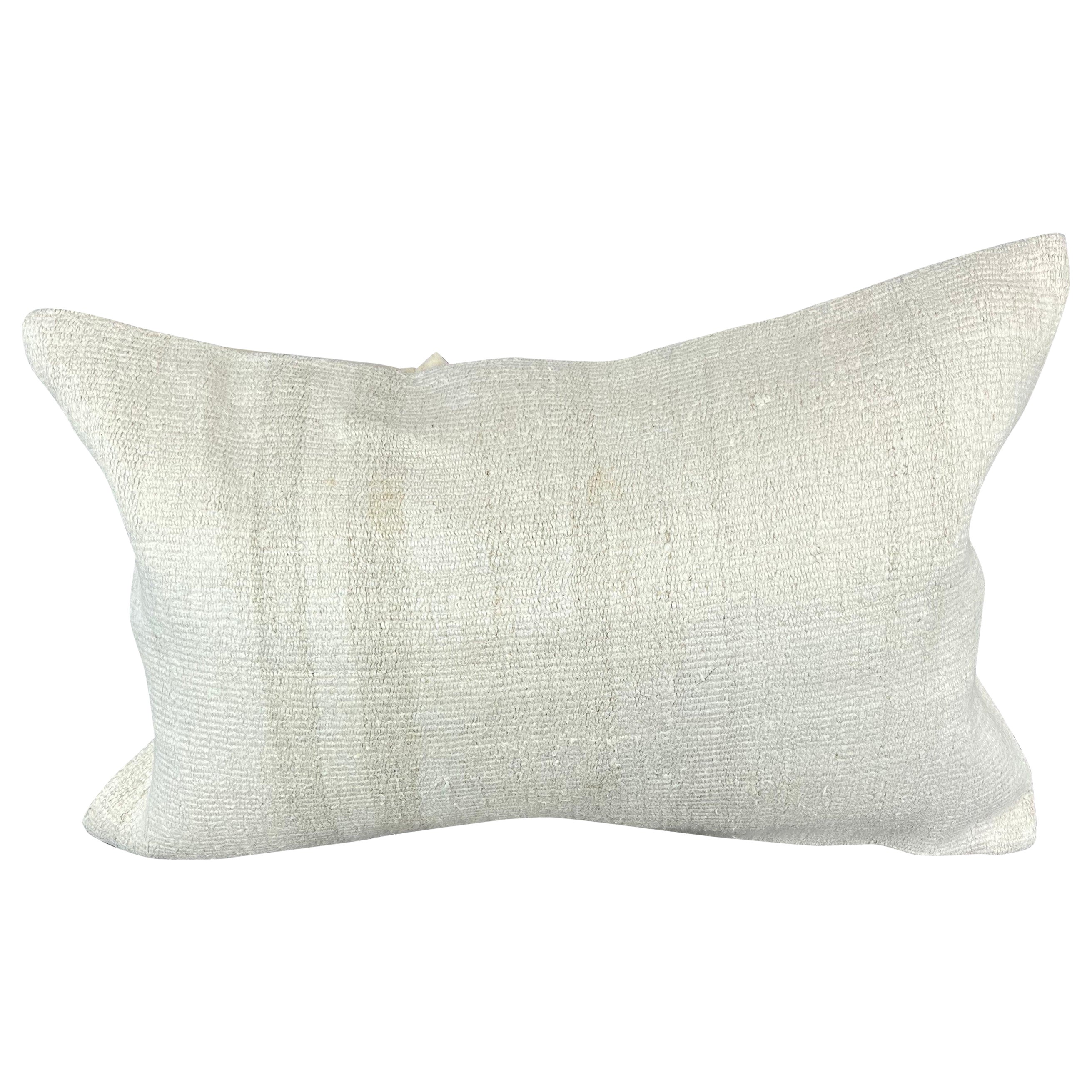 16 x 24 Cuscino in Canapa Cuscino Turco Nature Bianco Cuscino Copricuscino #6191 in vendita