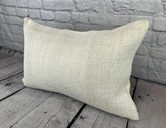 16 x 24 Hemp Pillow Turkish Cushion Natural White Pillow Cushion Cover #6196