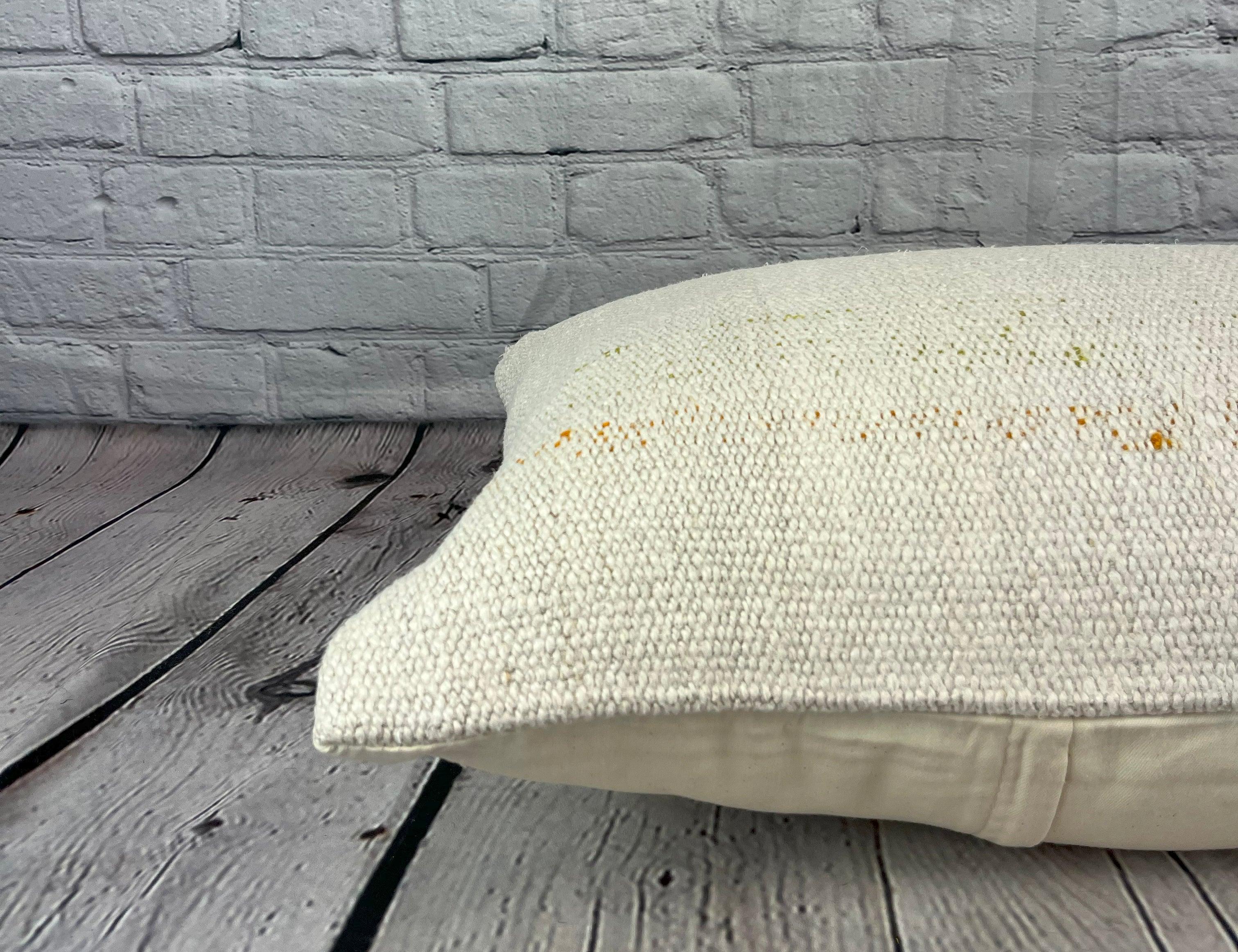 16 x 24 Cuscino in Canapa Cuscino Turco Nature Bianco Cuscino Copricuscino #6196 In condizioni Nuovo in vendita a Houston, TX