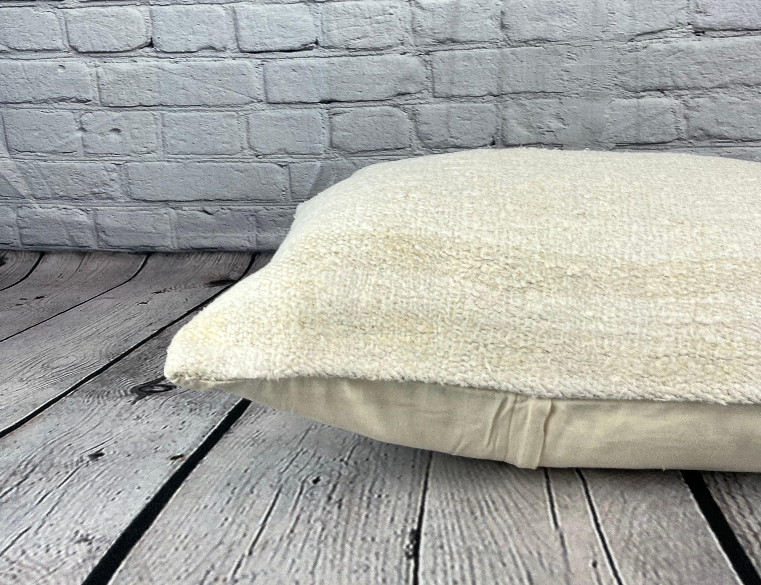 16 x 24 Cuscino in Canapa Cuscino Turco Nature Bianco Cuscino Copricuscino #6206 In condizioni Nuovo in vendita a Houston, TX