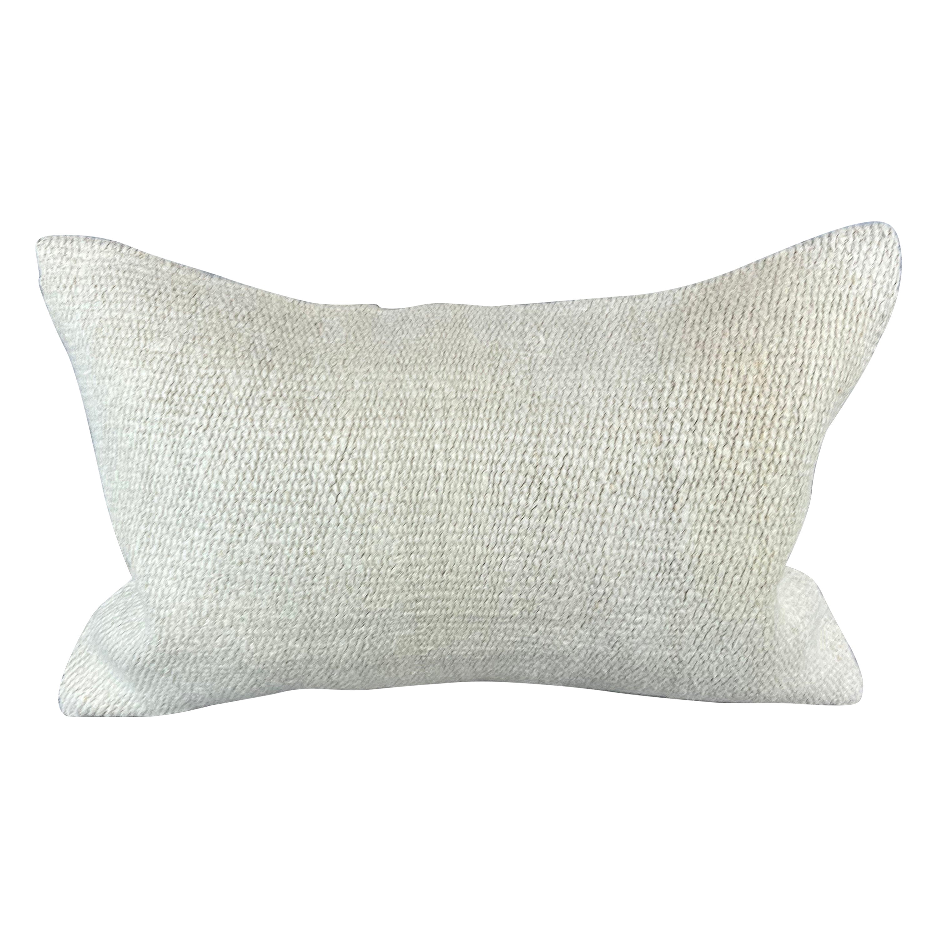 16 x 24 Hemp Pillow Turkish Cushion Natural White Pillow Cushion Cover #7742