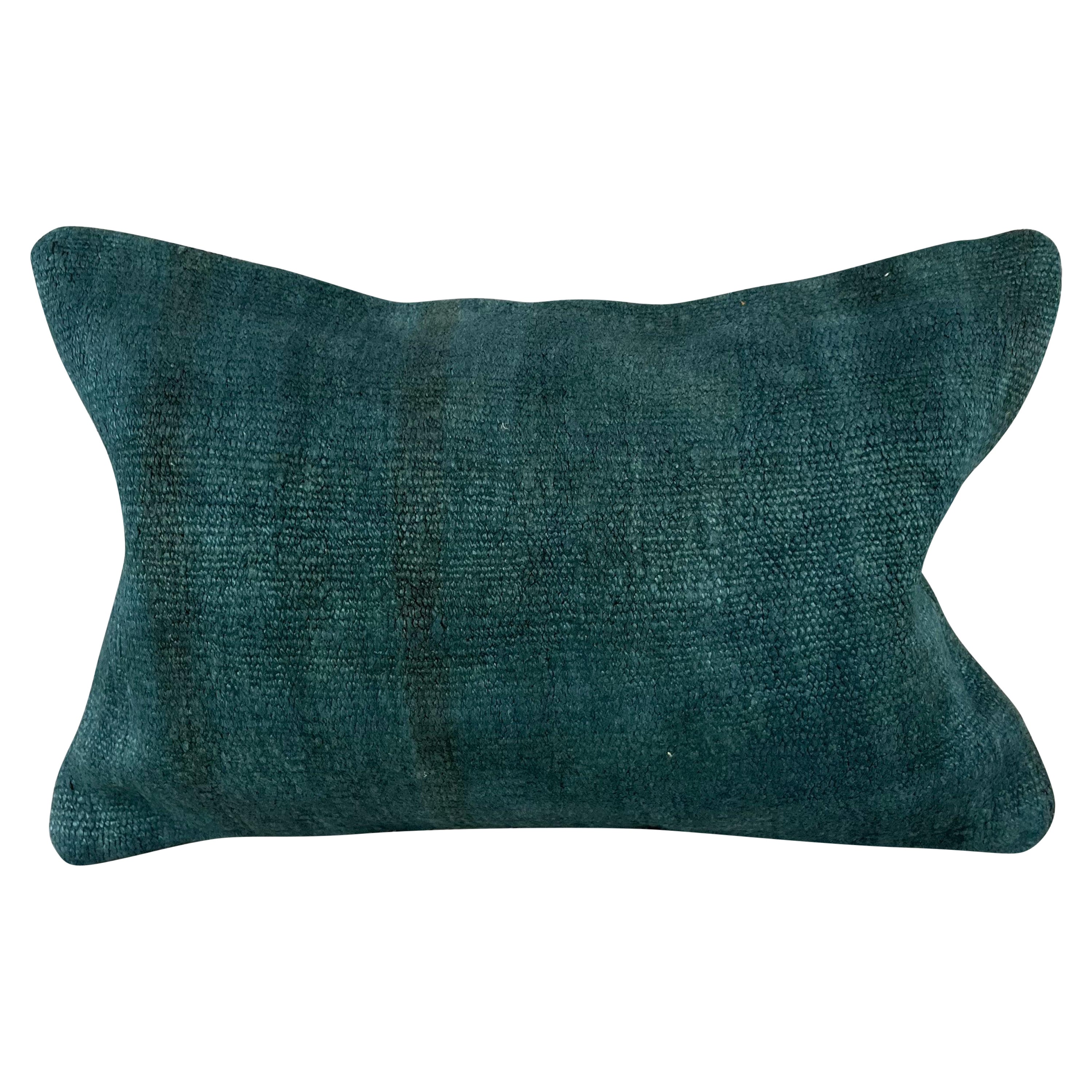 16 x 24 Cuscino turco in canapa Nature grigio-blu Copricuscino #6395
