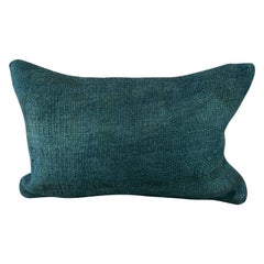 16 x 24 Cuscino turco in canapa Nature grigio-blu Copricuscino #6401