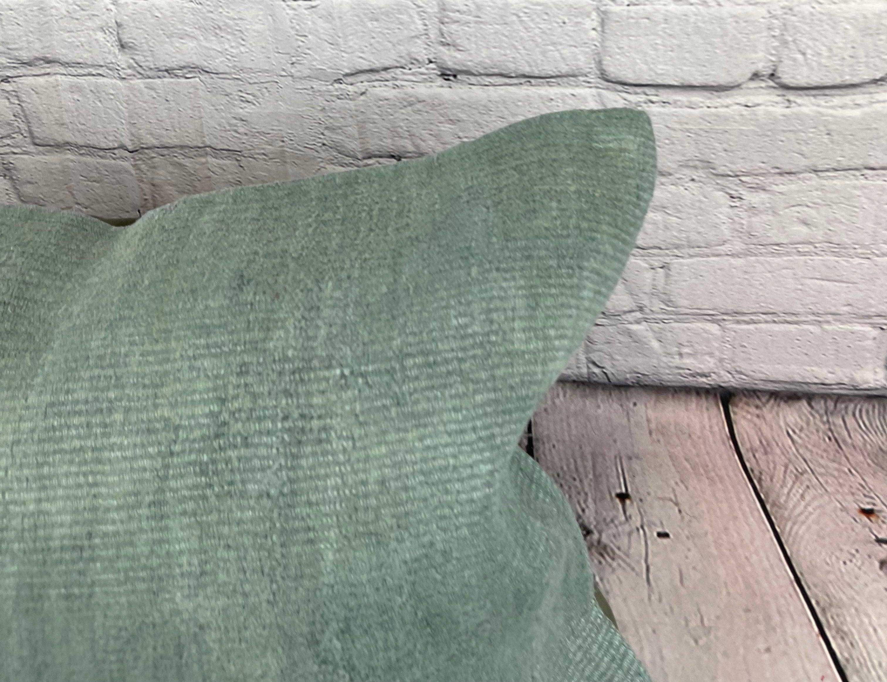 Turc Coussin de coussin turc naturel vert espagnol 16 x 24 ourlet #6026 en vente