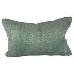 16 x 24 Hemp Turkish Cushion Natural Spanish Green Pillow Cushion Cover #6044