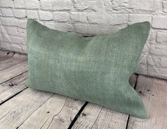 16 x 24 Hemp Turkish Cushion Natural Spanish Green Pillow Cushion Cover #6411