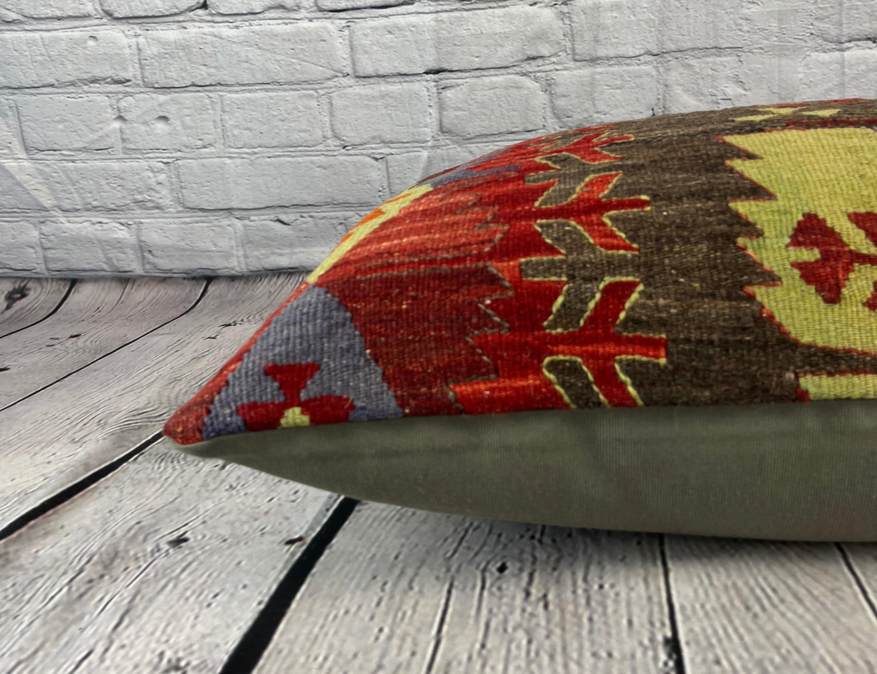 16 x 24 Cojín Kilim Cojín Turco Egeo Dreamland Funda de Cojín #6837 en Nuevo estado para la venta en Houston, TX