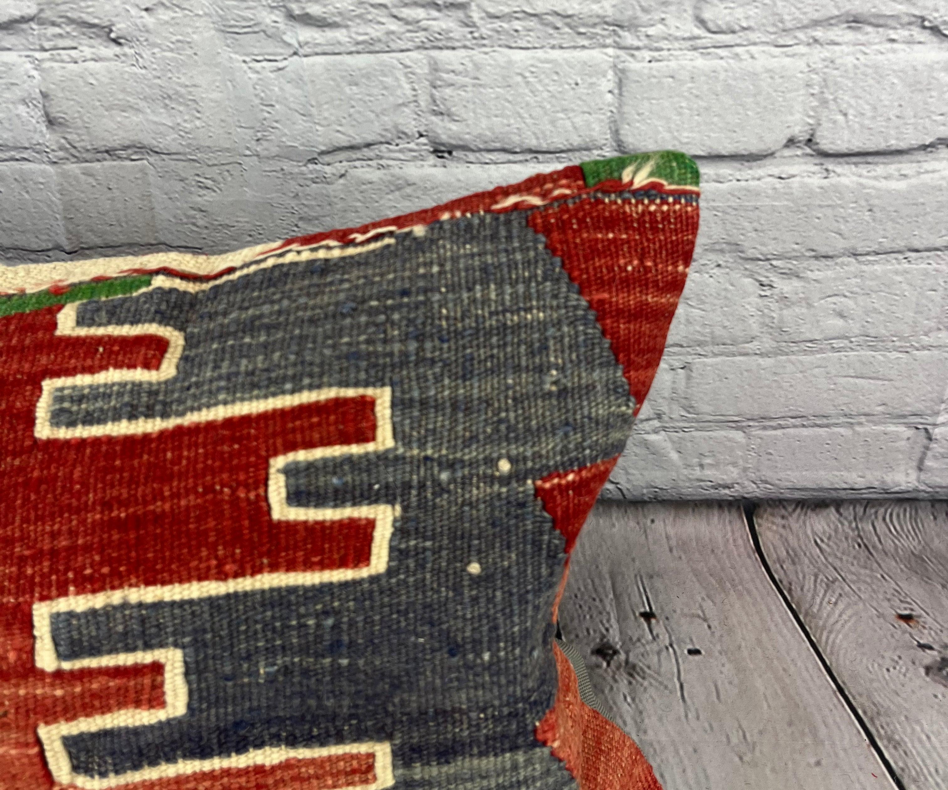 16 x 24 Cojín Kilim Cojín turco Cojín mosaico de Anatolia Funda de cojín #6925 Turco en venta