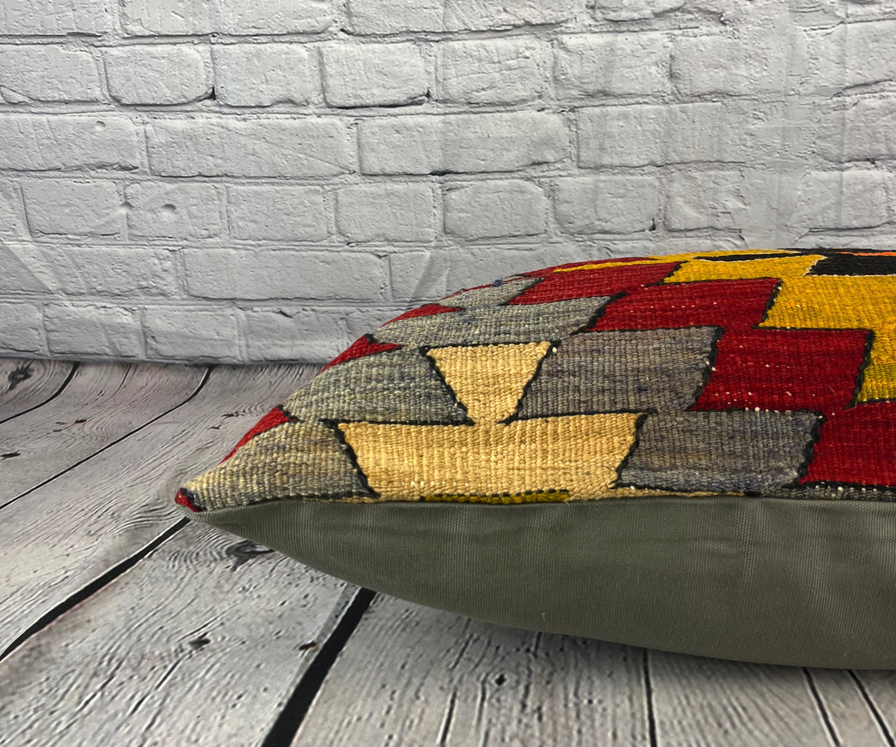 16 x 24 Cojín Kilim Cojín Turco Cojín Grand Haven Funda de Cojín #6934 en Nuevo estado para la venta en Houston, TX