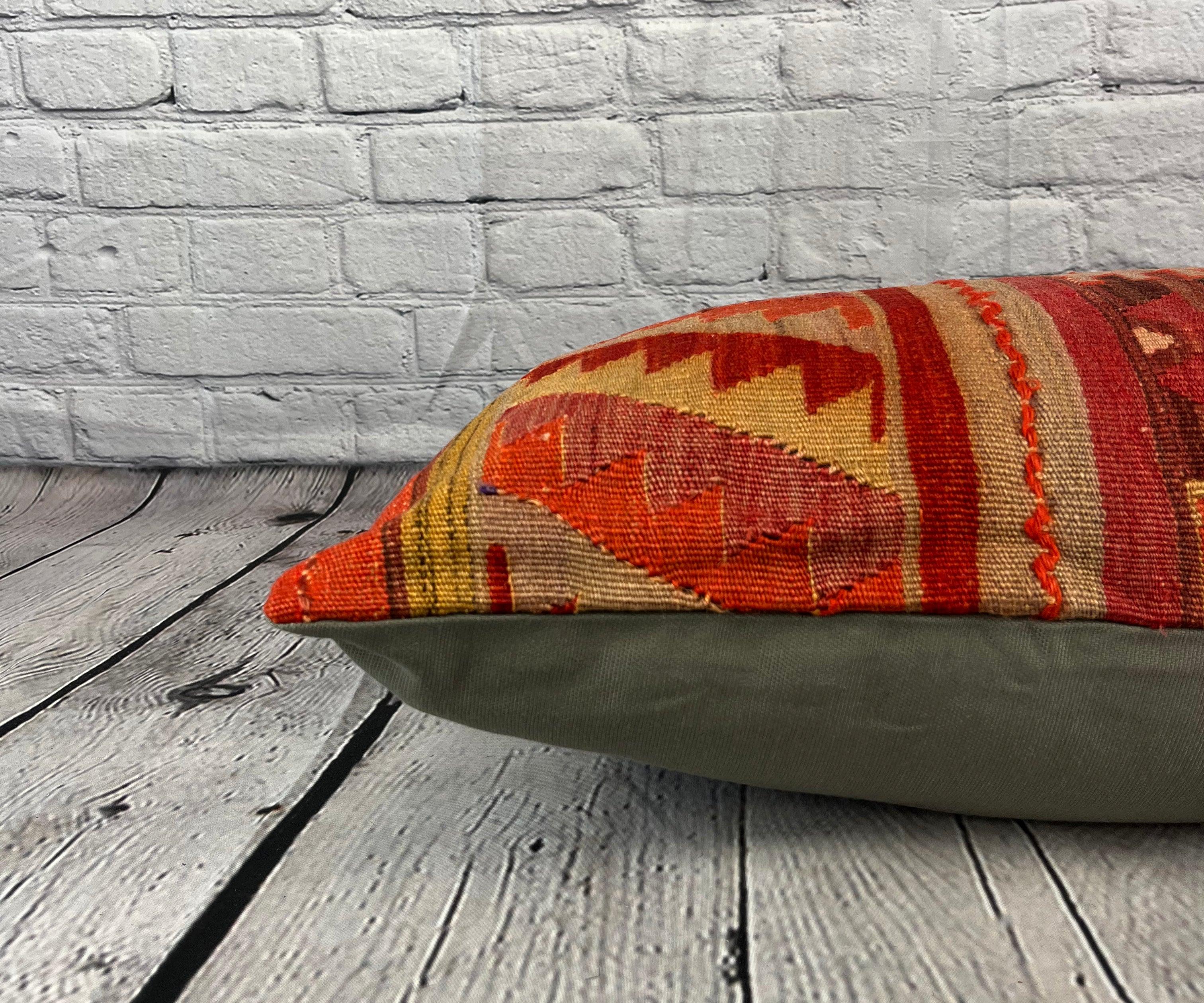 16 x 24 Cojín Kilim Cojín Turco Otomano Opulencia Cojín Funda Cojín #6936 en Nuevo Estado en Houston, TX
