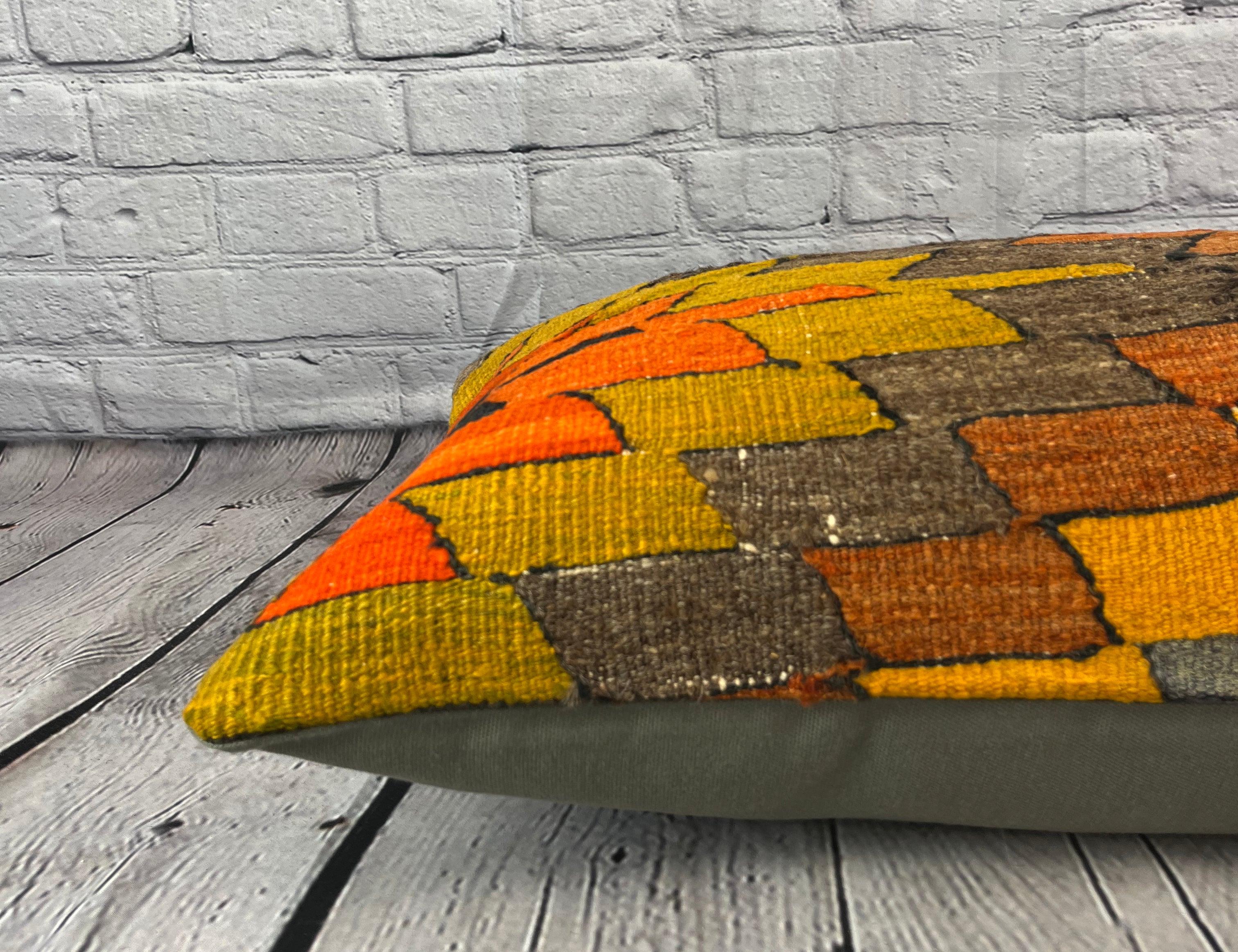 16 x 24 Cojín Kilim Cojín Turco Otomano Odisea Funda de Cojín #6878 en Nuevo estado para la venta en Houston, TX