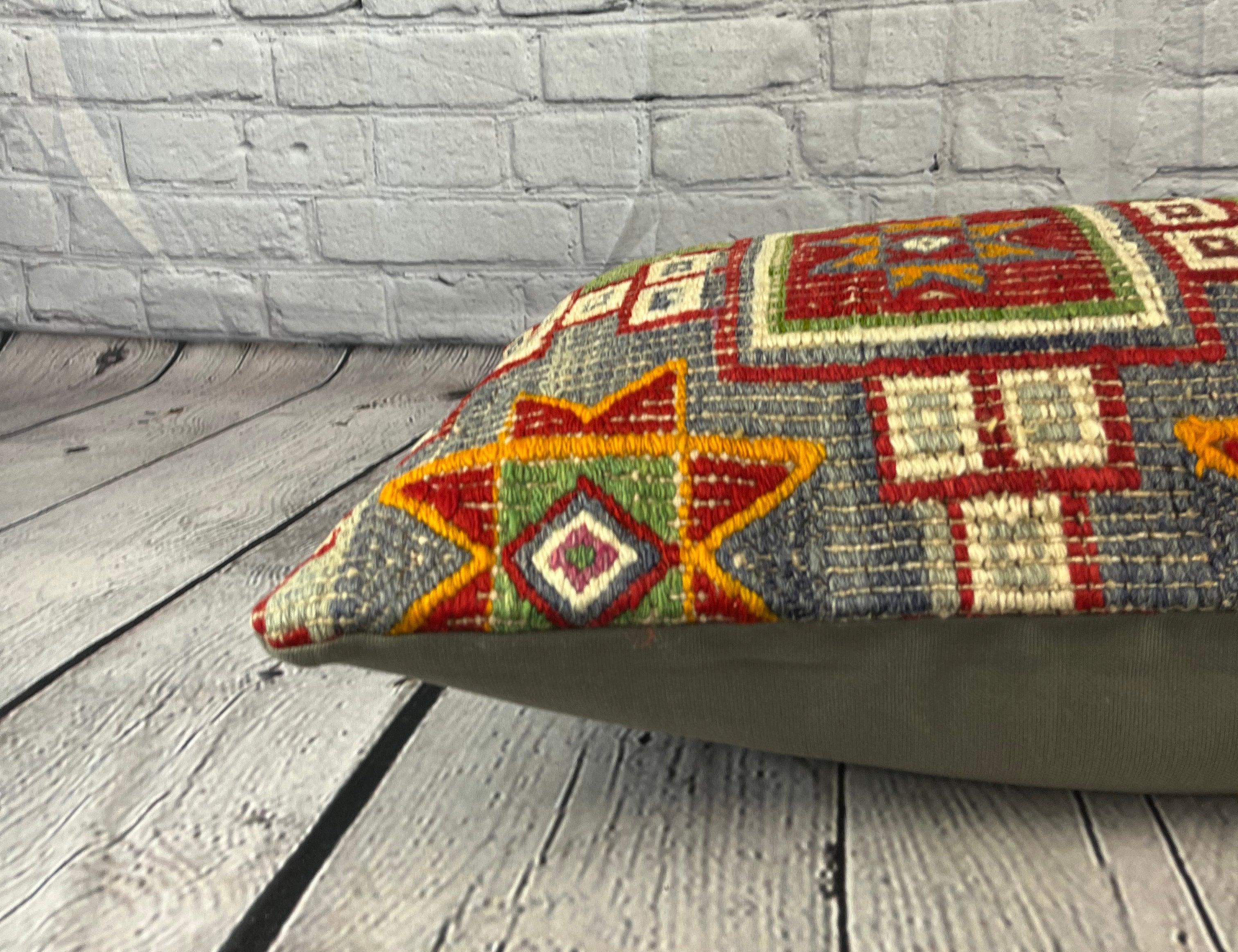 16 x 24 Cojín Kilim Cojín Turco Otomano Opulencia Funda Cojín #6839 en Nuevo estado para la venta en Houston, TX