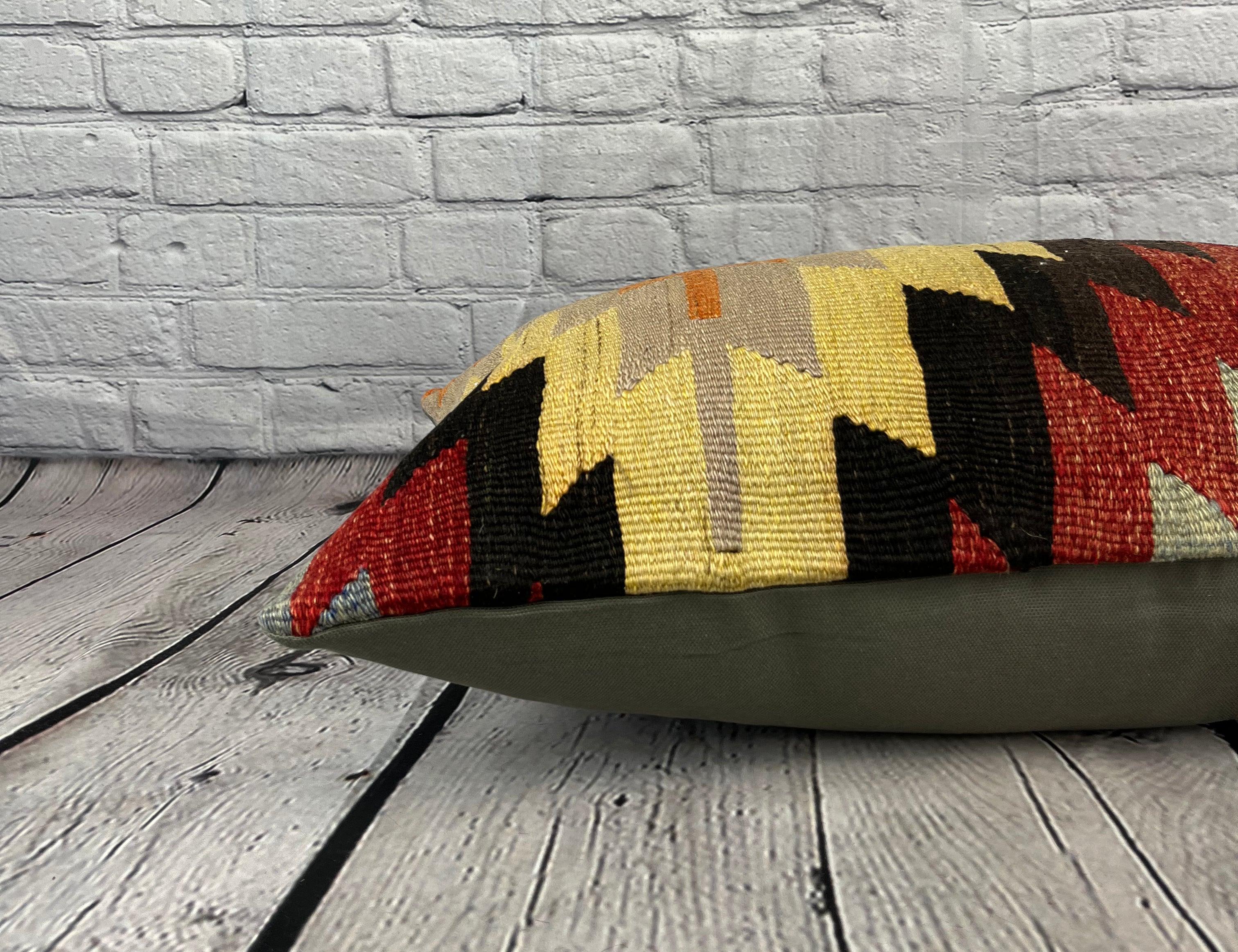 16 x 24 Cojín Kilim Cojín Jardín Secreto Turco Funda de Cojín #6860 en Nuevo estado para la venta en Houston, TX