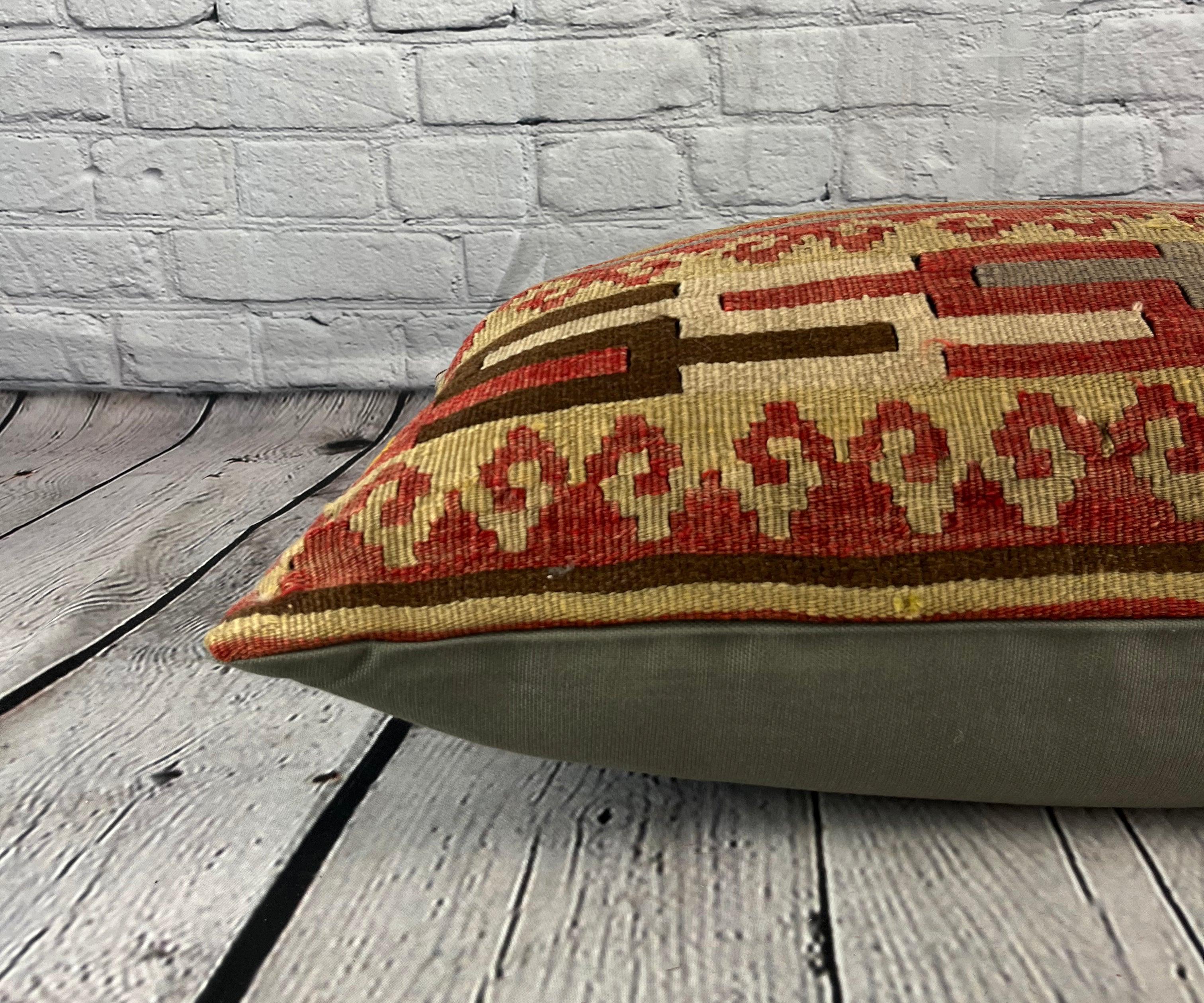 16 x 24 Cojín Turco Kilim Crepúsculo Capadocio Funda de Cojín #6931 en Nuevo Estado en Houston, TX