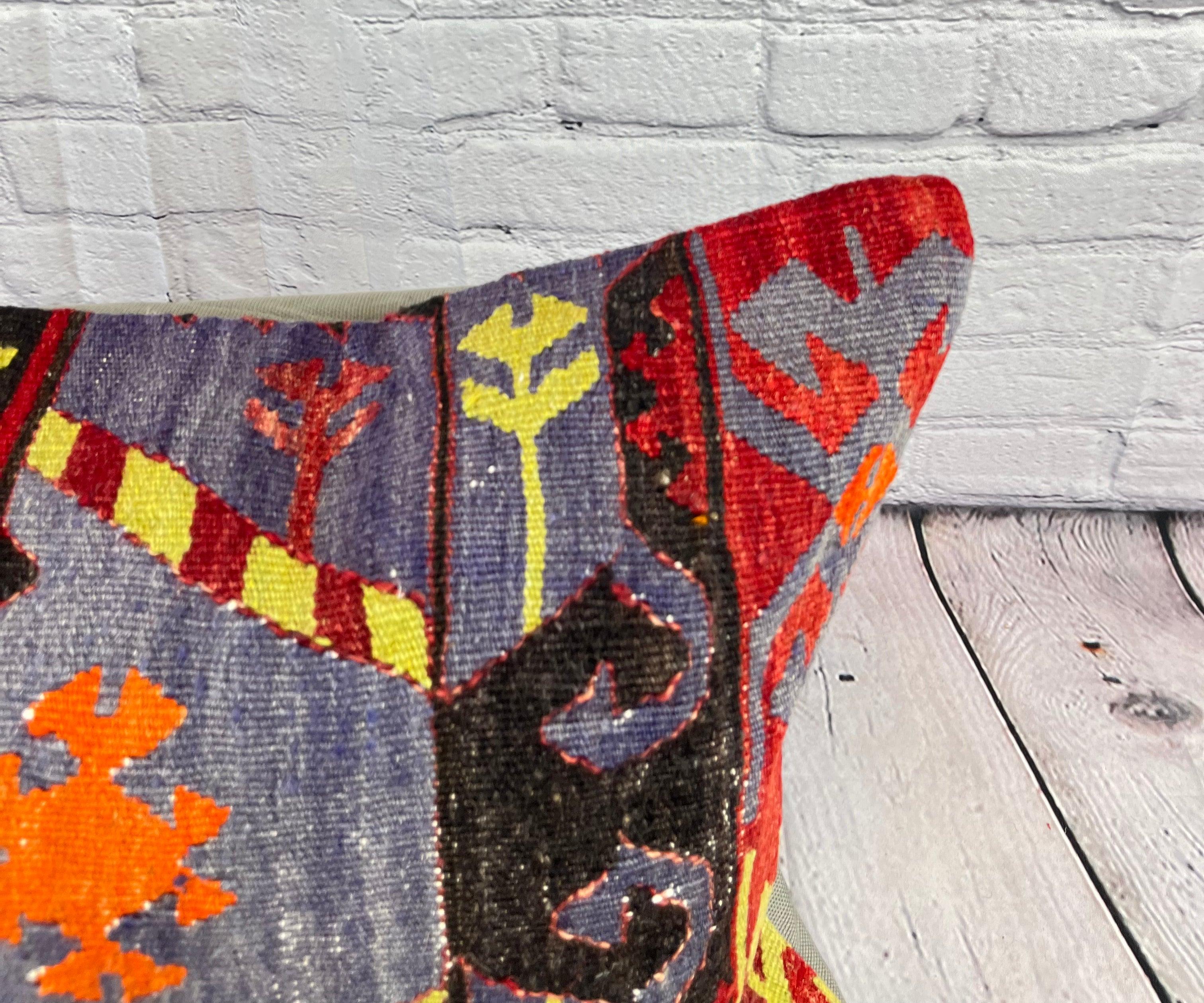 16 x 24 Kilim türkischen Kissen natürlichen Safran Sonnenuntergang Kissen Kissenbezug #6903 (Türkisch)