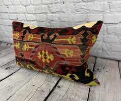 16 x 24 Kilim Turkish Cushion Splendor Serenity Pillow Cushion Cover #6836