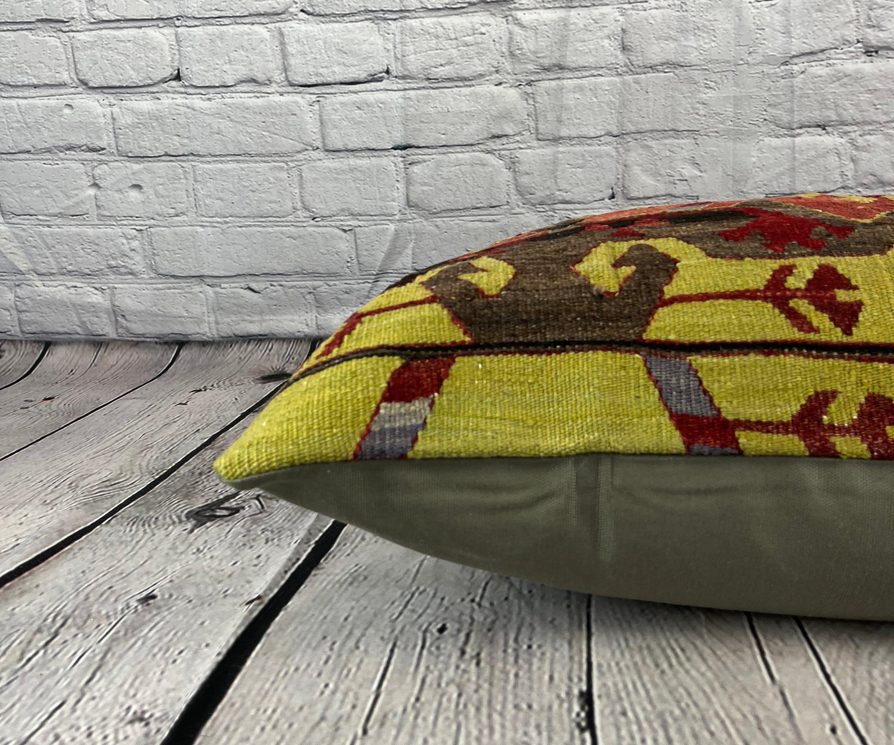 16 x 24 Cuscino Kilim Turco Splendor Serenity Cuscino Copricuscino #6836 In condizioni Nuovo in vendita a Houston, TX