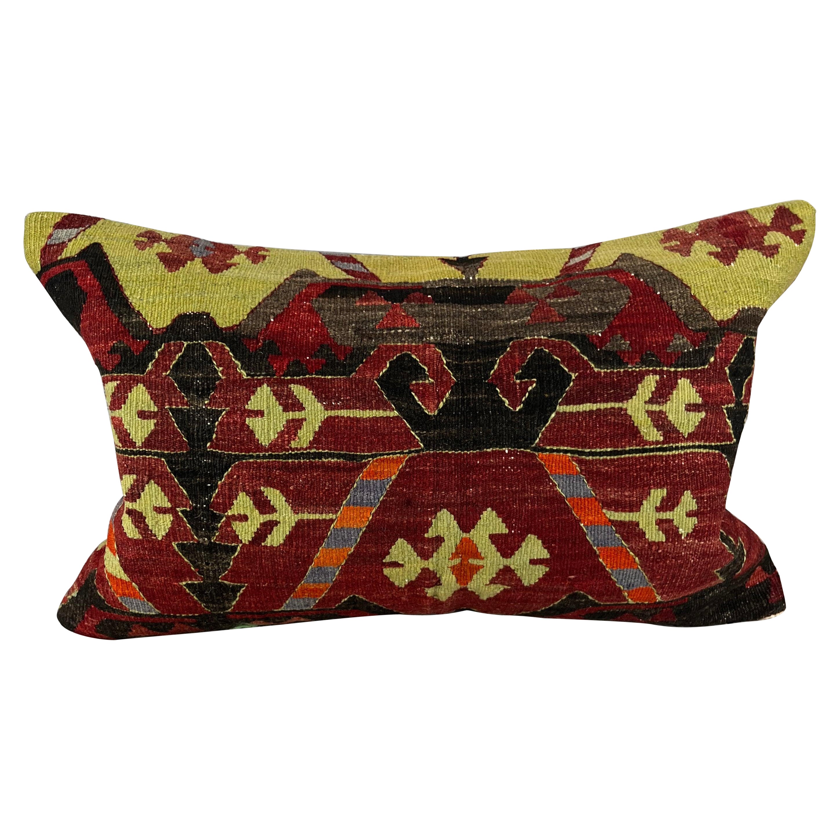 16 x 24 Cuscino Kilim Turco Sunburst Serenity Copricuscino #6941 in vendita