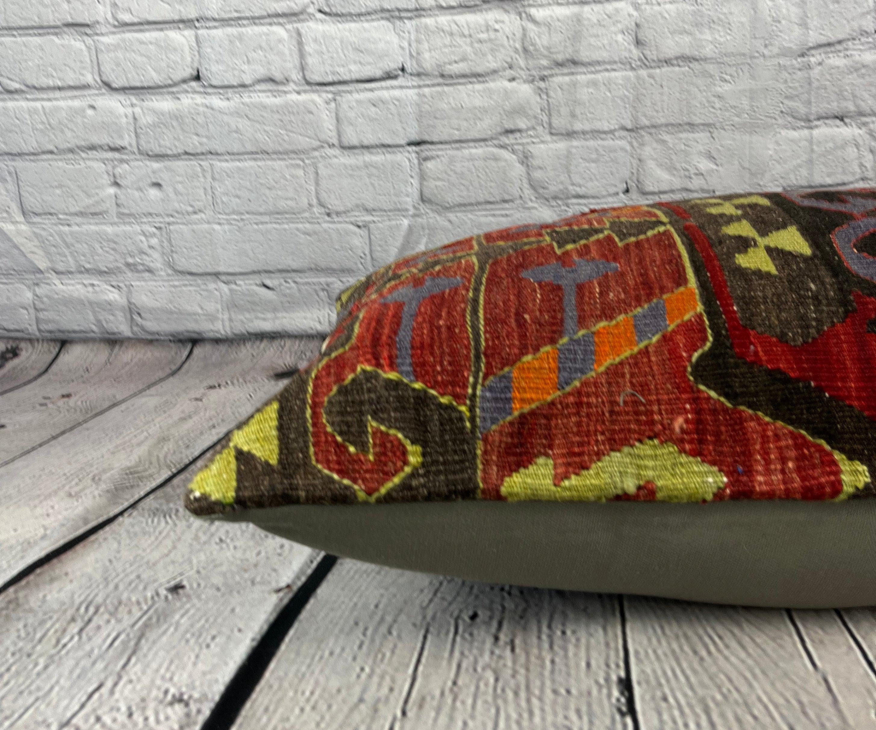16 x 24 Cuscino Kilim Turco Arazzo Tranquillità Cuscino Copricuscino #6844 In condizioni Nuovo in vendita a Houston, TX