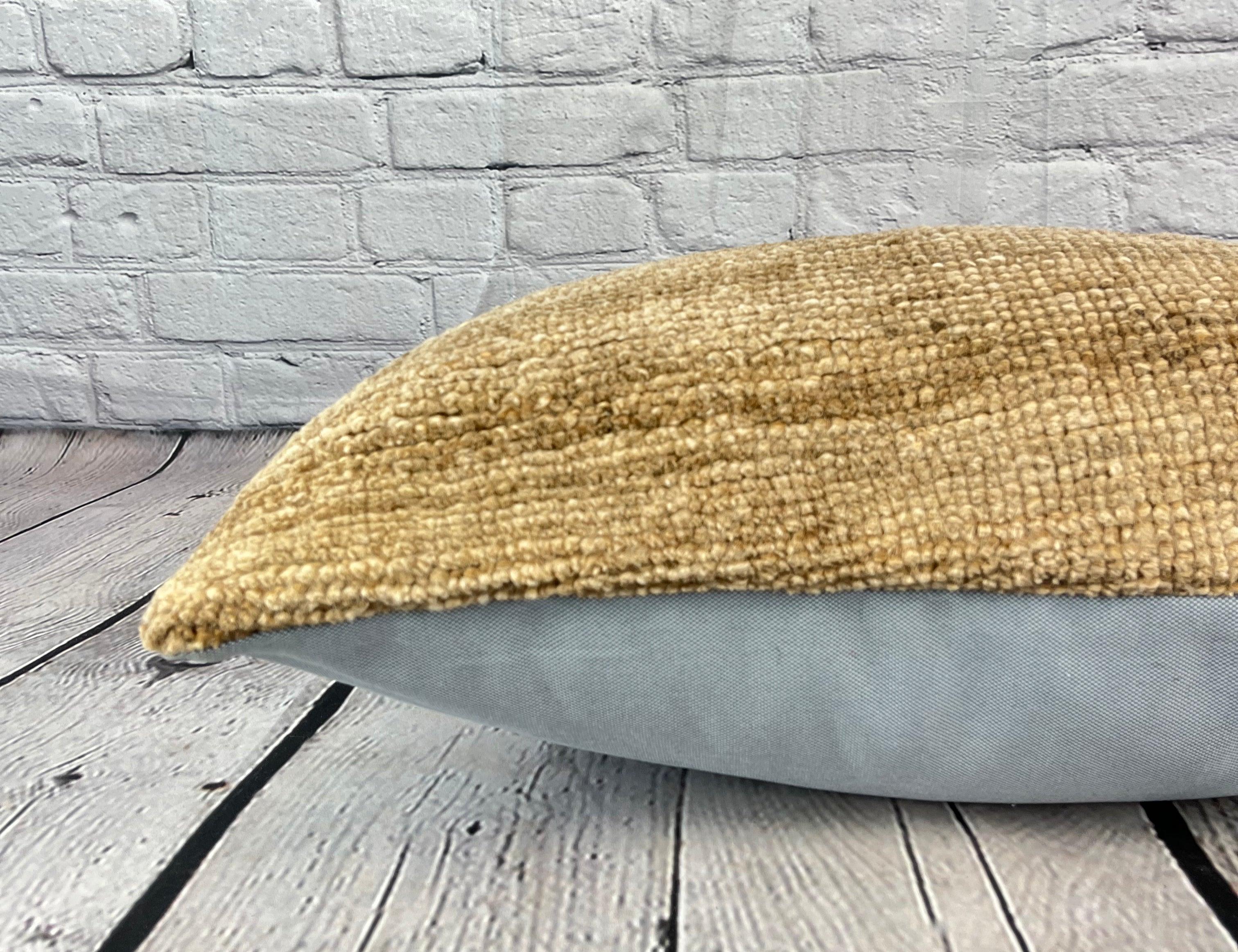 Annodato a mano 16 x 24 Cuscino Tappeto Anatolia Alchimia Turca Cuscino Copricuscino #7487 in vendita