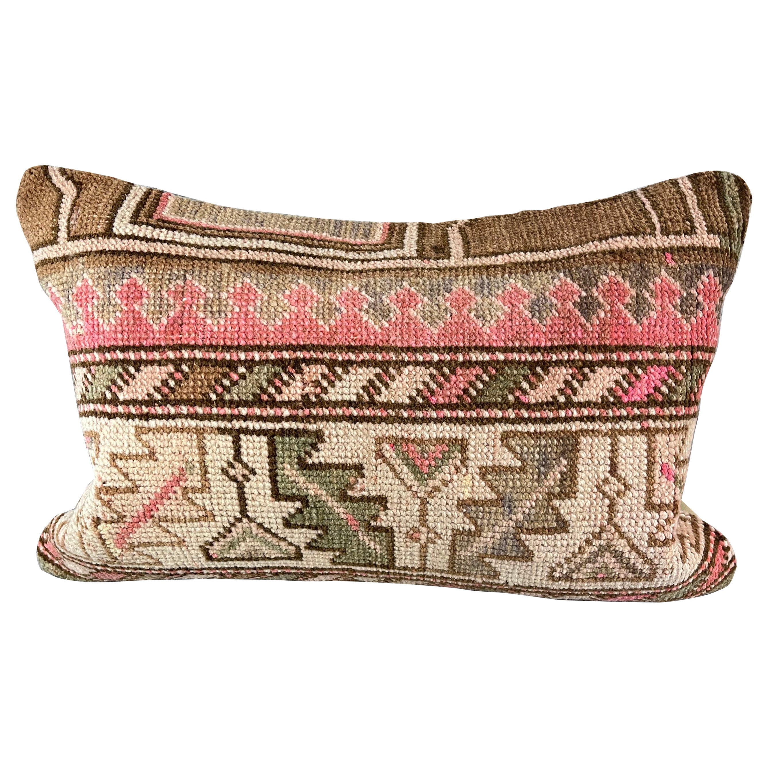 16 x 24 Rug Pillow Anatolian Echo Turkish Pillow Cushion Cover #7846