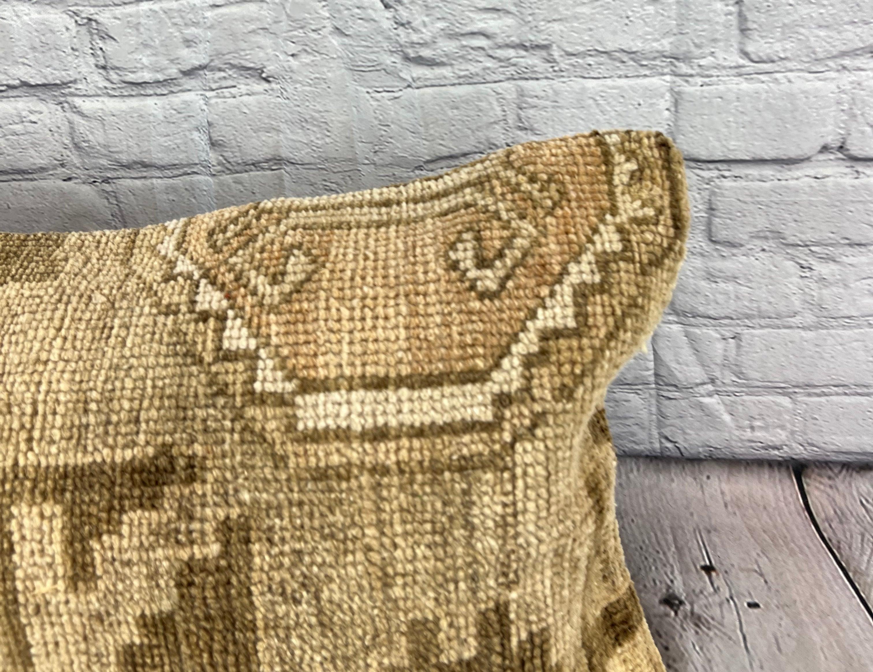 Turco 16 x 24 Cuscino Tappeto Anatolian Luminescence Cuscino turco Copricuscino #7732 in vendita