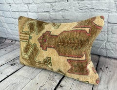 16 x 24 Rug Pillow Anatolian Twilight Turkish Pillow Cushion Cover #7714