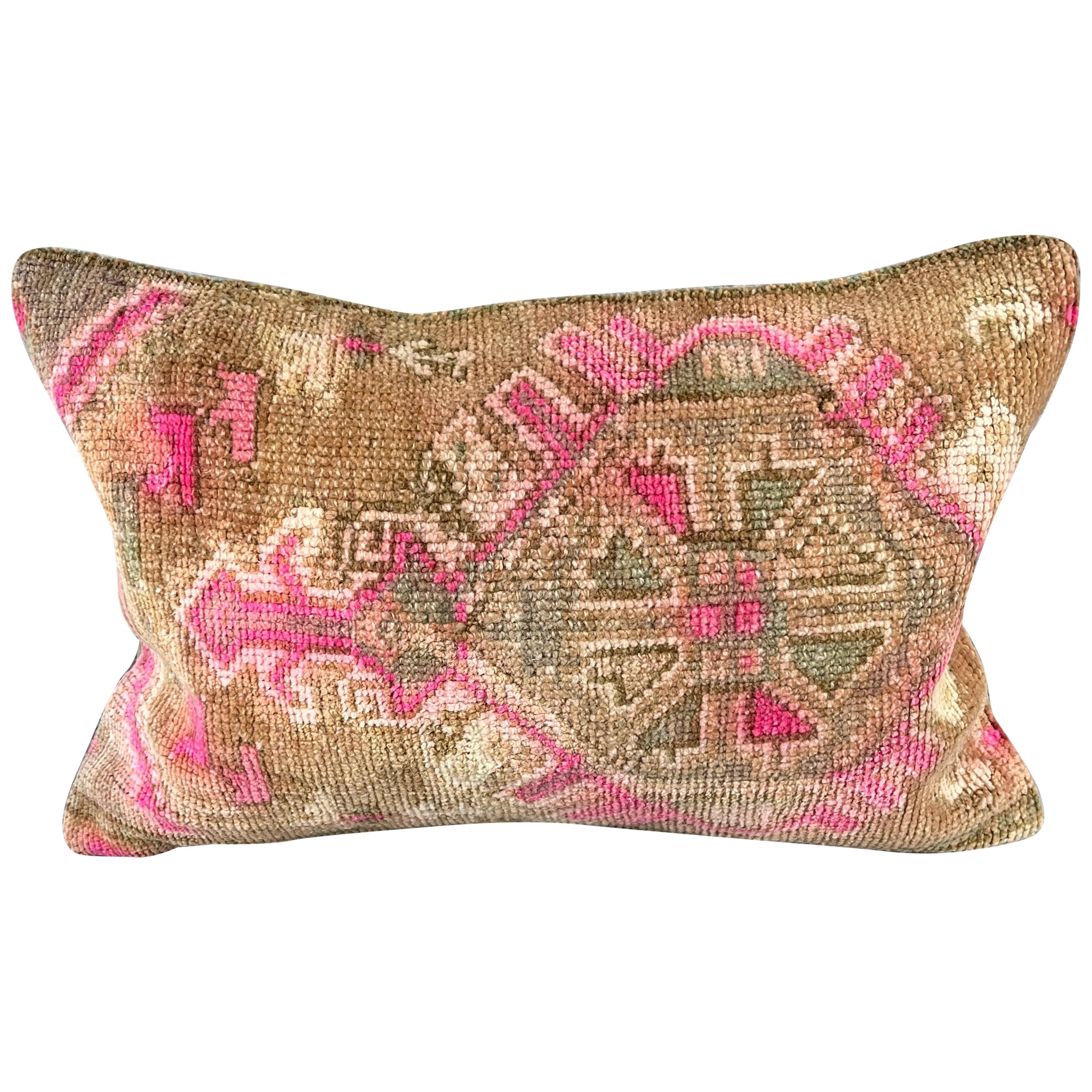 16 x 24 Oreiller de tapis Bosporus Serenade Turkish Pillow Cushion Cover #7676