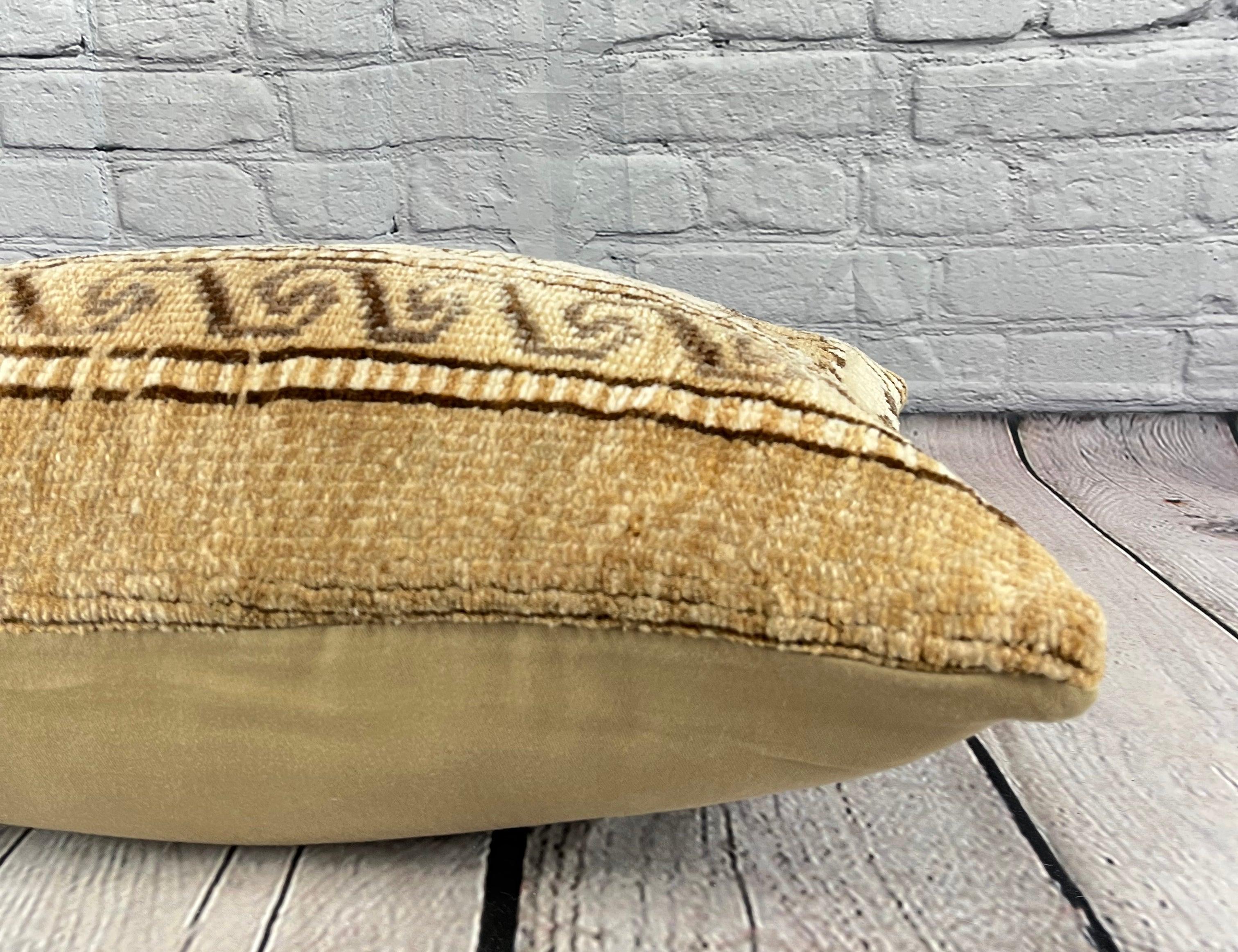 Annodato a mano 16 x 24 Cuscino Tappeto Cappadocia Tranquillità Turca Cuscino Copricuscino #7688 in vendita