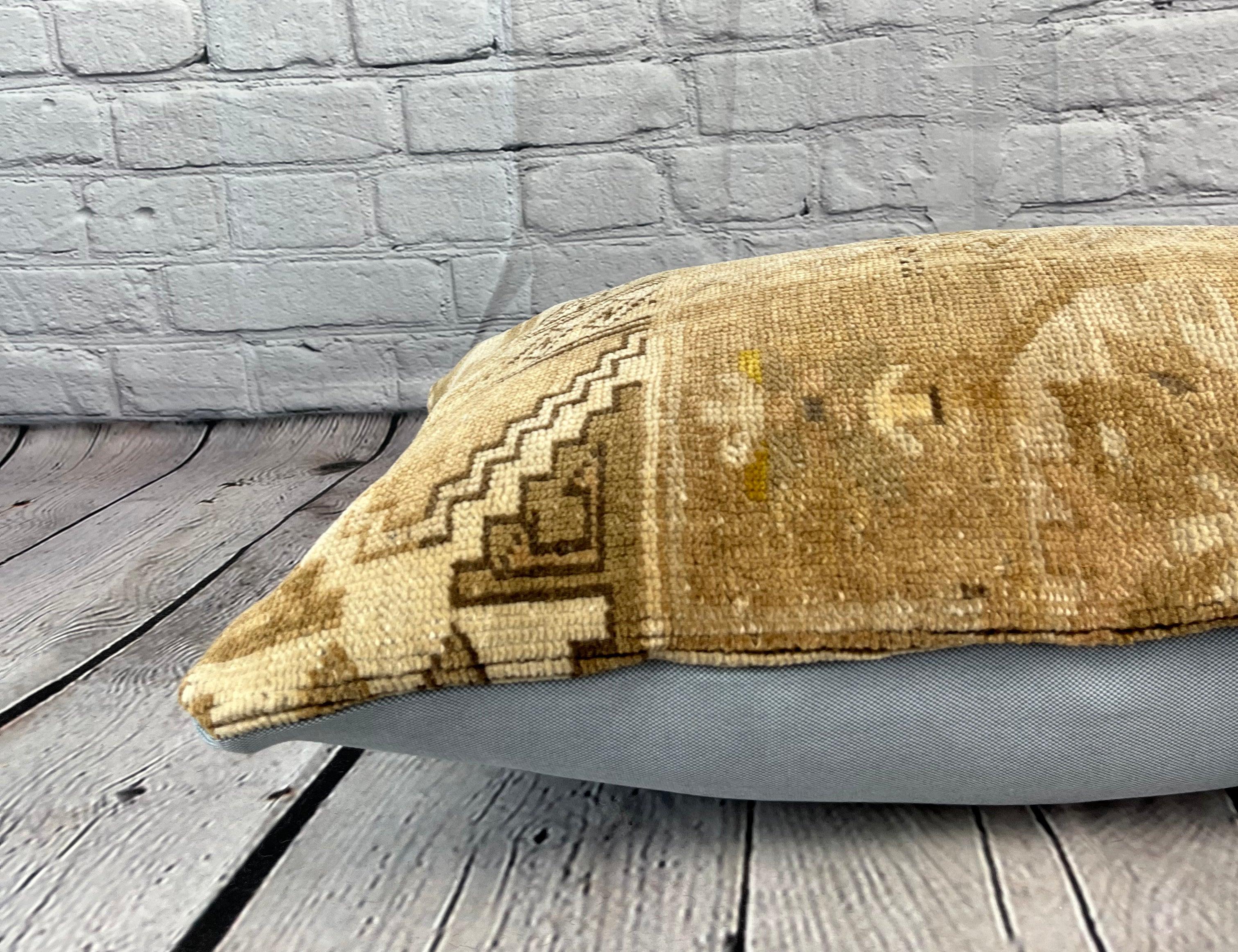 16 x 24 Cuscino Tappeto Golden Meadows Cuscino Turco Copri Cuscino #7458 In condizioni Nuovo in vendita a Houston, TX