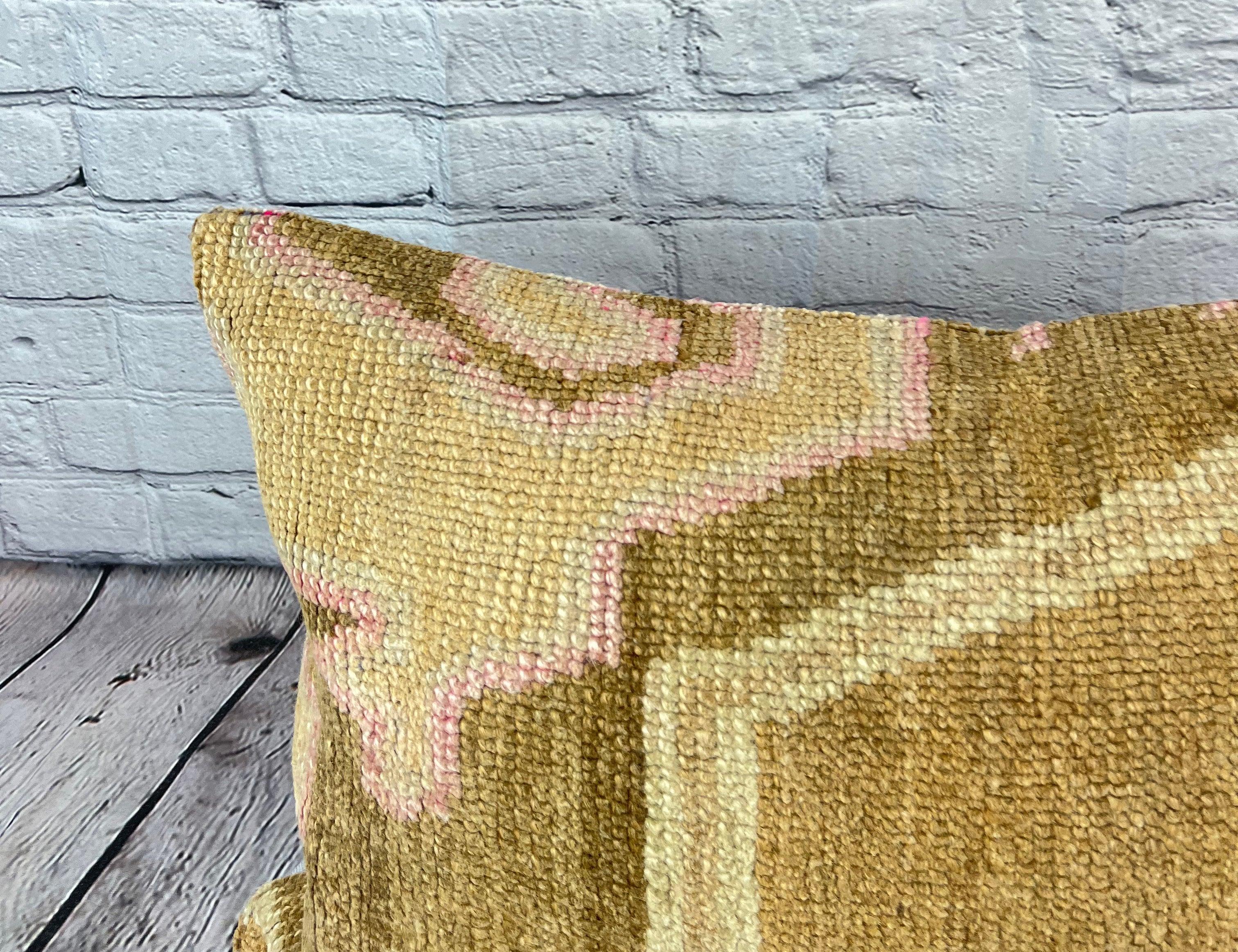 Annodato a mano 16 x 24 Cuscino Tappeto Istanbul Euphoria Cuscino Turco Copricuscino #6724 in vendita