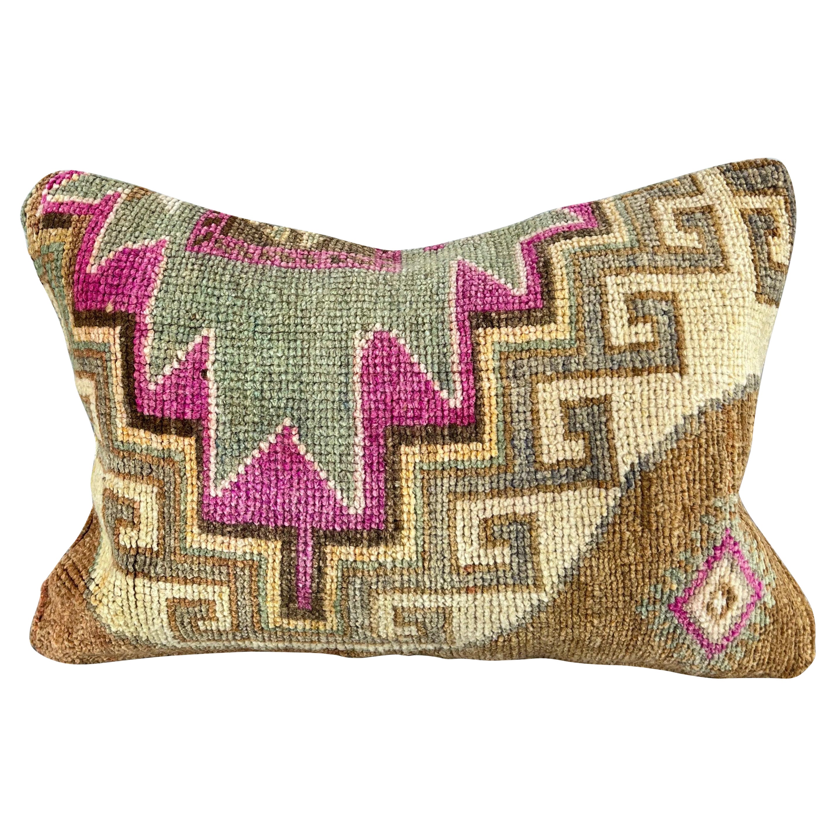 16 x 24 Rug Pillow Ottoman Havenly Turkish Pillow Cushion Cover #7456